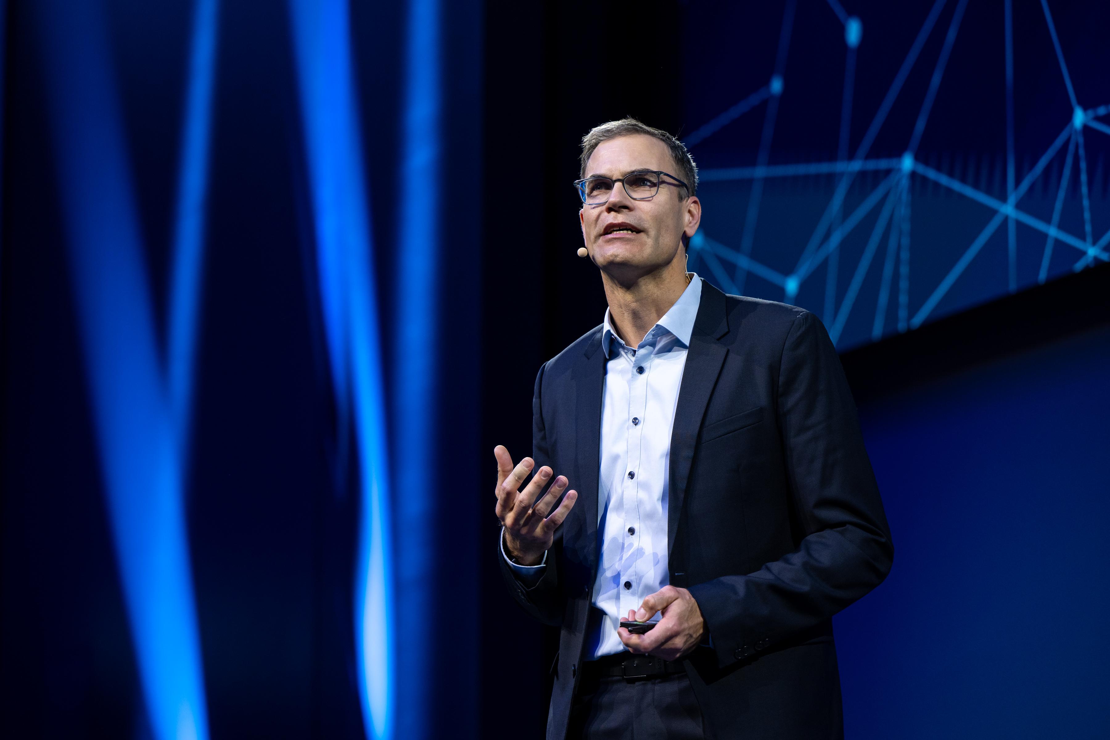 Keynote Foto of Markus Noga, CTO at IONOS